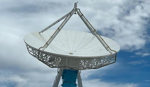 A photo of a satellite dish