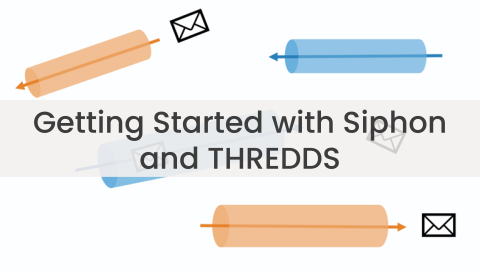 A graphic with the course title